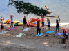 MORNING YOGA ON THE BEACH